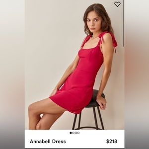 Annabell Dress Rhubarb